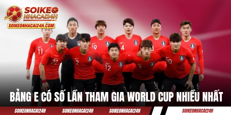 Lịch Thi Đấu Asian Cup Việt Nam 2027: Quân Đoàn Áo Đỏ Ra Quân! Bảng E có tổng số lần tham gia World Cup nhiều nhất
